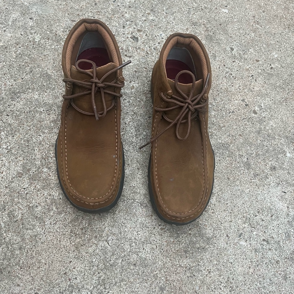 Twisted X Men’s Brown Leather Moc Toe Chukka Boots